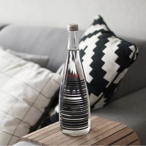 Evian x Alexander Wang 2016 Limited Edition Water Bottle color Black NEW!!
